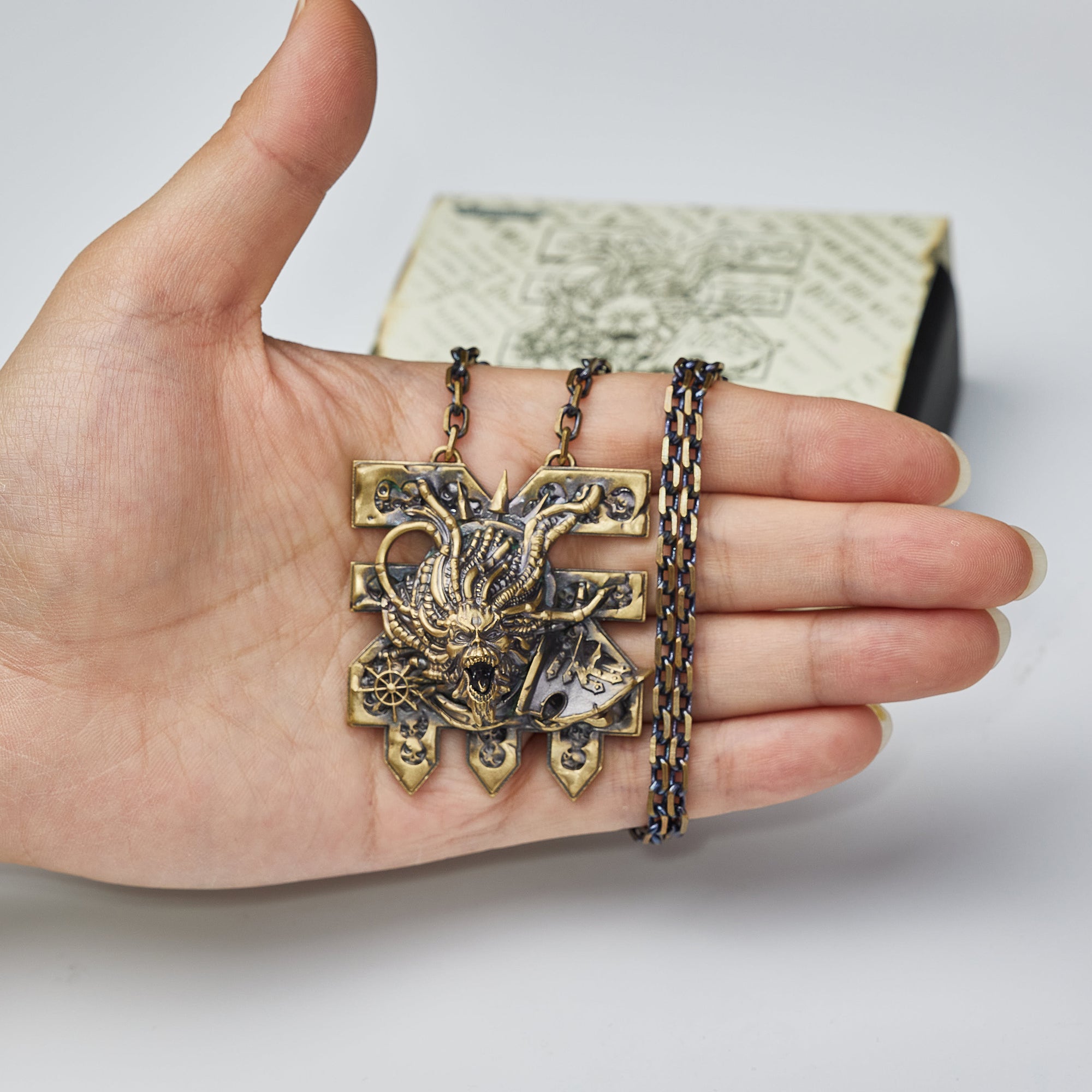 Warhammer 40K World Eaters Chaos Space Marine Wrath of Angron Pendant by Starforged